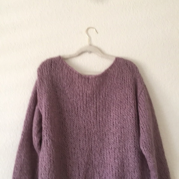 Stile Benetton Sweater Loose Knit Oversized Artsy - Picture 8 of 13